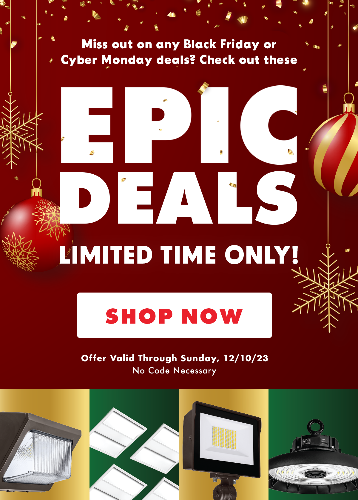 Save on these December Epic Deals