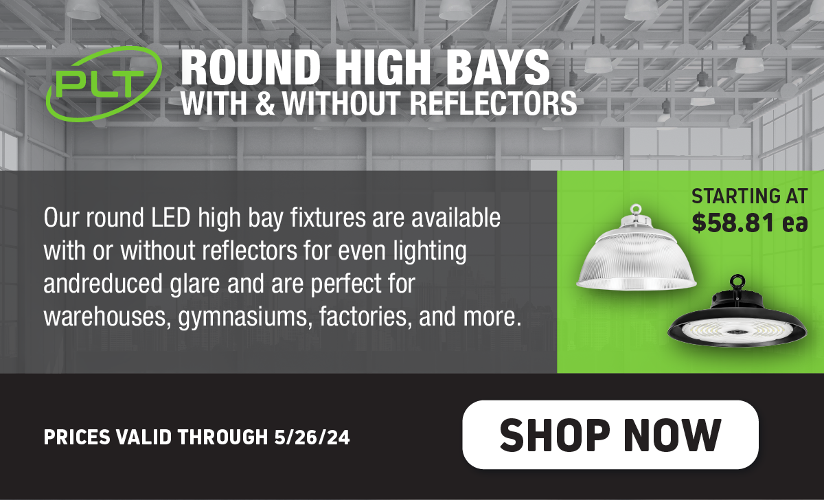 Round High Bays With & Without Reflectors