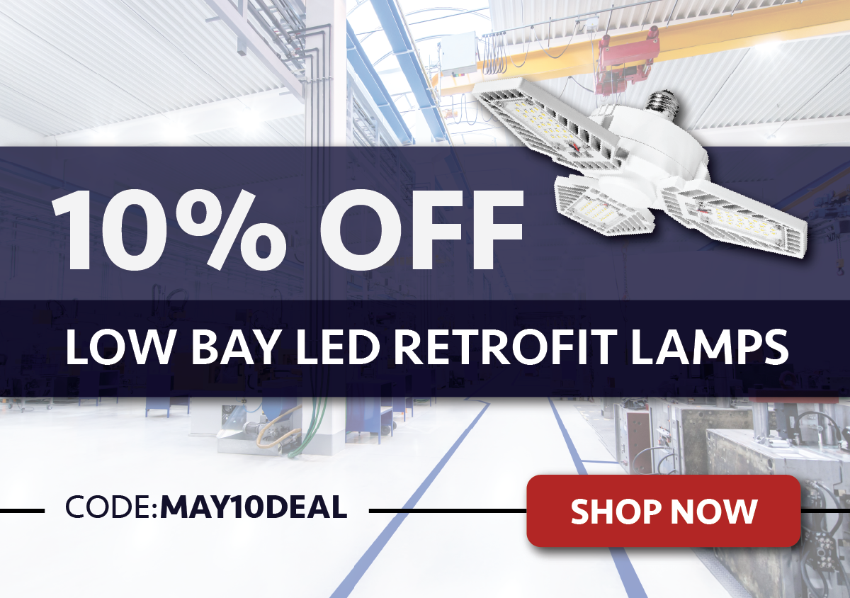 10% Off Low Bay LED Retrofit Lamps
