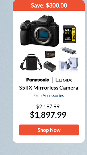 Panasonic LUMIX S5IIX Mirrorless Camera   Free Accessories 