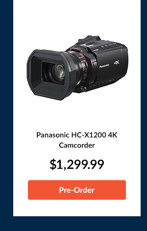 Panasonic HC-X1200 4K Camcorder 