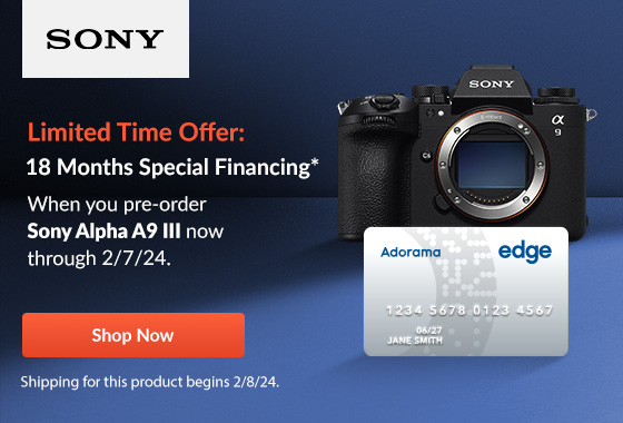 Sony Limited Time Offer *18 Months Special Financing* | Shop Now
