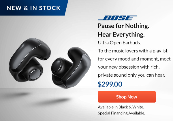 Bose Pause for Nothing. Hear Everything. | Shop Now