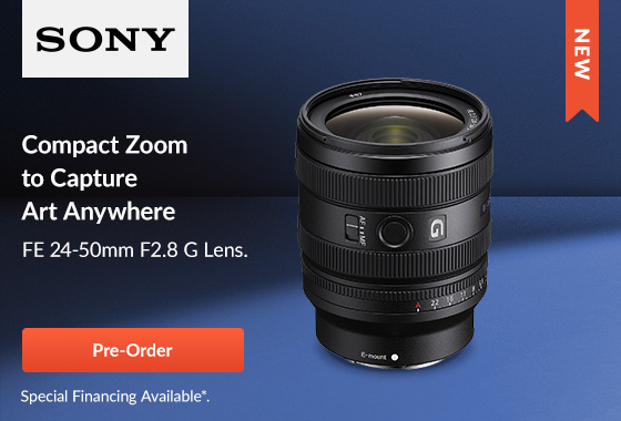 Sony FE 24-50mm f/2.8 G Lens | Shop Now