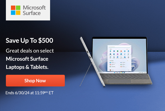 Microsoft Surface - Save Up To $500 | Shop Now