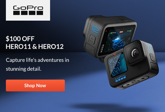 GoPro $100 OFF HERO11 & HERO12| Shop Now