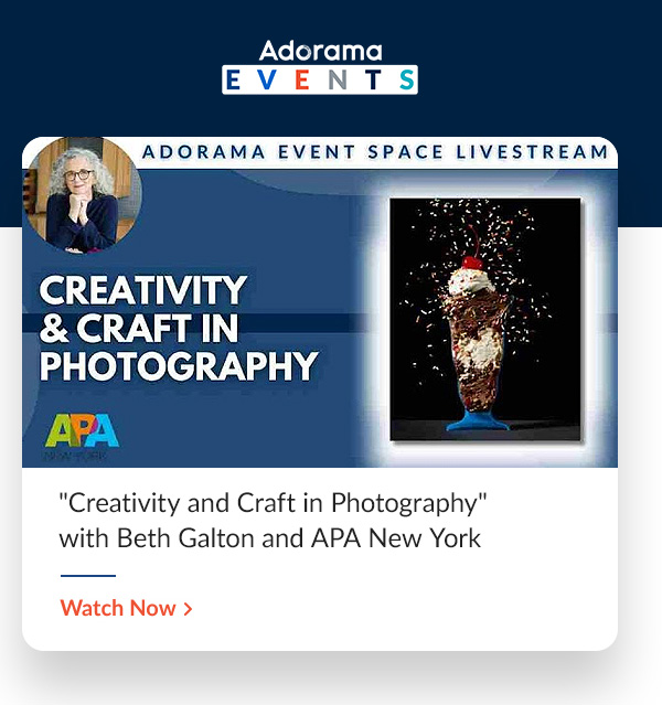 Adorama Events  'Creativity and Craft in Photography' with Beth Galton and APA New York