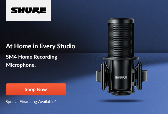 Shure At Home in Every Studio | Shop Now