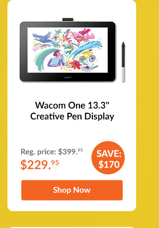 Wacom One 13.3inches Creative Pen Display