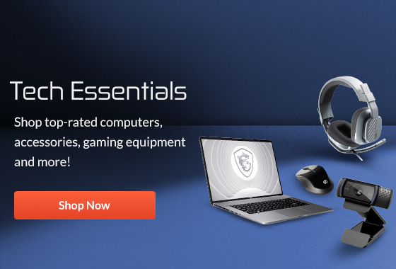 Tech Essentials | Shop top-rated computers, accessories, gaming equipment and more! | Shop Now