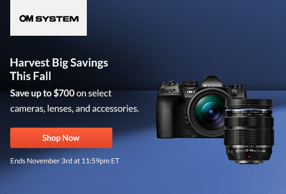 OM SYSTEM Harvest Big Savings This Fall | Shop Now