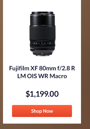 Fujifilm XF 80mm f/2.8 R LM OIS WR Macro