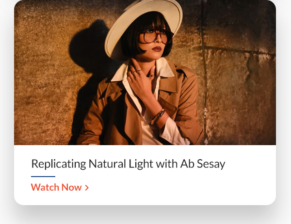 AdoramaTV Replicating Natural Light with Ab Sesay