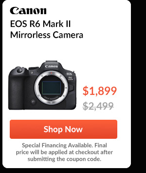 Canon EOS R6 Mark II Mirrorless Camera, Black