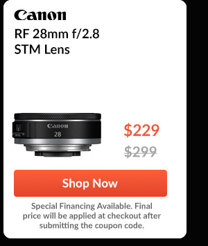 Canon RF 28mm f/2.8 STM Lens