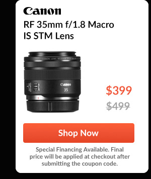 Canon RF 35mm f/1.8 Macro IS STM Lens