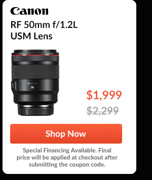 Canon RF 50mm f/1.2L USM Lens