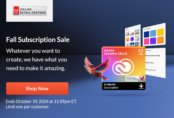 Adobe Fall Subscription Sale | Shop Now