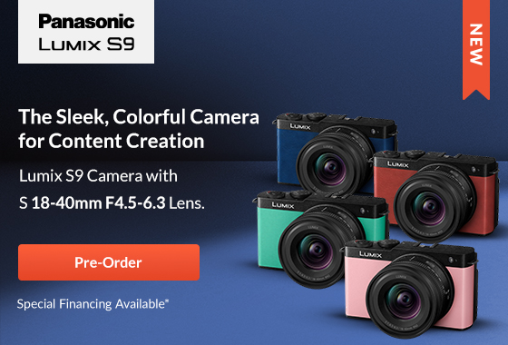 Panasonic Lumix S9 Camera with S 18-40mm F4.5-6.3 Lens | Pre-Order