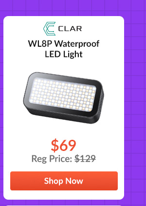 CLAR WL8P Waterproof LED Light