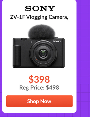 Sony ZV-1F Vlogging Camera