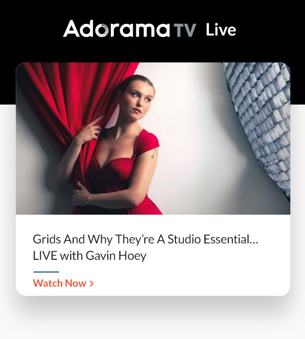 Adorama Events | Grids And Why They’re A Studio Essential… LIVE with Gavin Hoey