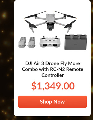 DJI Air 3 Drone Fly More Combo with RC-N2 Remote Controller