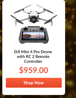 DJI Mini 4 Pro Drone with RC 2 Remote Controller