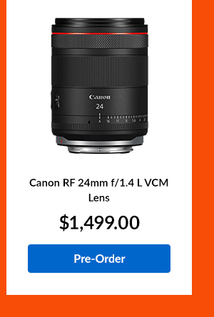 Canon RF 24mm f/1.4 L VCM Lens