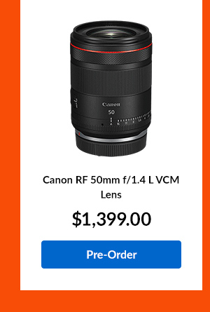 Canon RF 50mm f/1.4 L VCM Lens