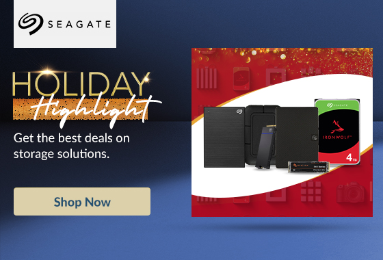 Seagate Holiday Highlight | Shop Now