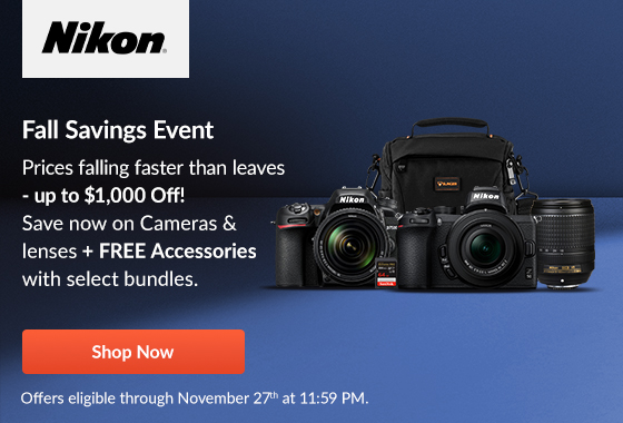 Nikon Fall Savings Event | Shop Now