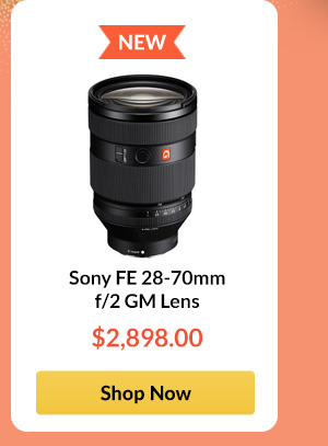 Sony FE 28-70mm f/2 GM Lens