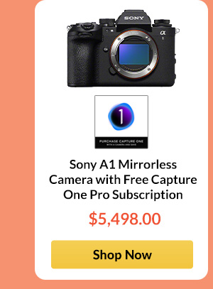 Sony A1 Mirrorless Camera with Free Capture One Pro Subscription