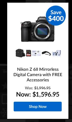 Nikon Z 6II Mirrorless Digital Camera Body with Accessories Kit