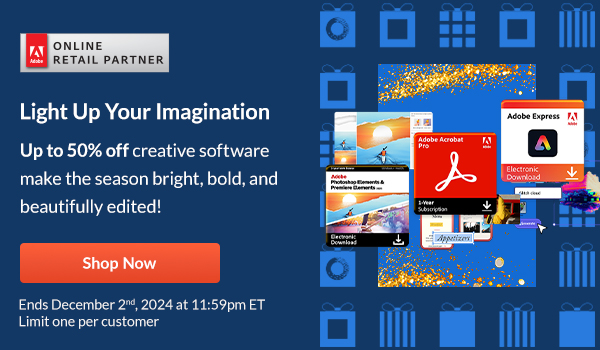 Adobe Light Up Your Imagination | Shop Now