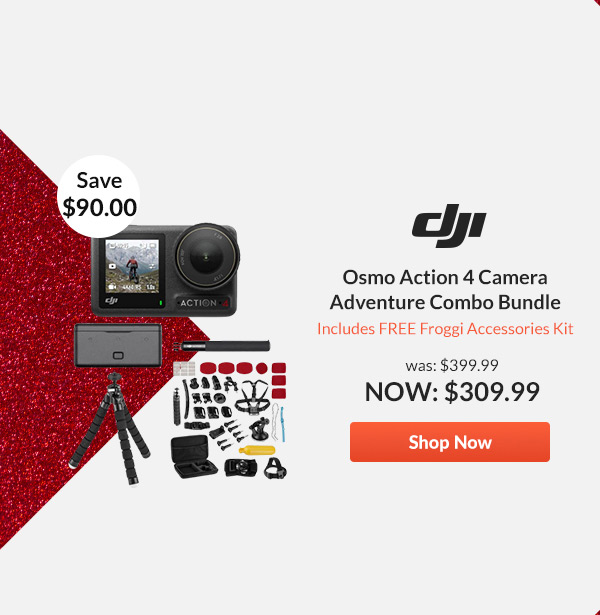 DJI Osmo Action 4 Camera Adventure Combo, Bundle