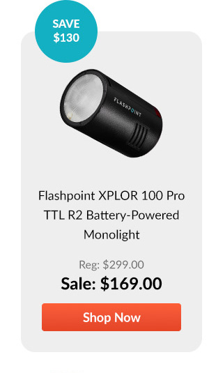 Flashpoint XPLOR 100 Pro TTL R2 Battery-Powered Monolight