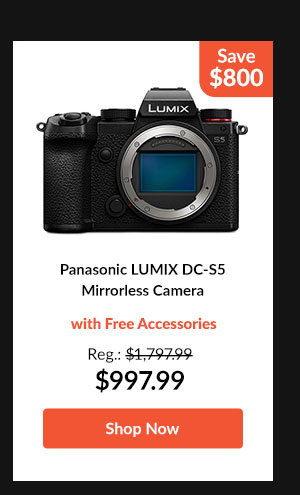 Panasonic LUMIX DC-S5 Mirrorless Camera