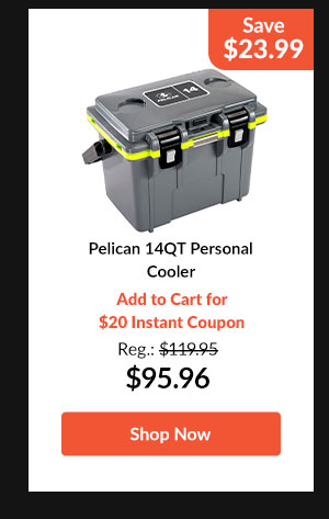 Pelican 14QT Personal Cooler