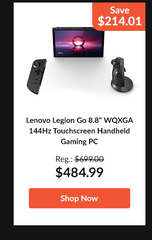 Lenovo Legion Go 8.8inches WQXGA 144Hz Touchscreen Handheld Gaming PC