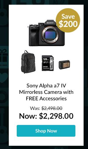 Sony Alpha a7 IV Mirrorless Camera