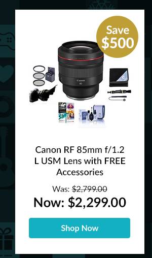 Canon RF 85mm f/1.2 L USM Lens