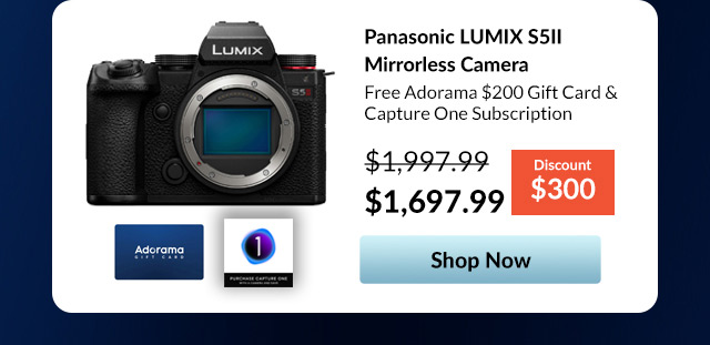 Panasonic LUMIX S5II Mirrorless Camera