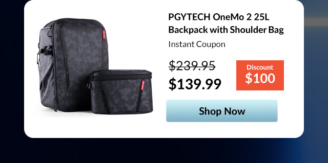 PGYTECH OneMo 2 25L Backpack with Shoulder Bag