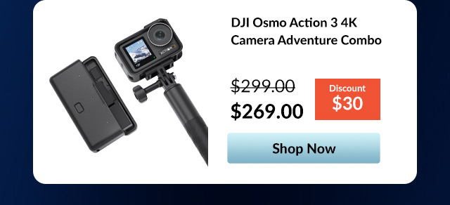 DJI Osmo Action 3 4K Camera Adventure Combo