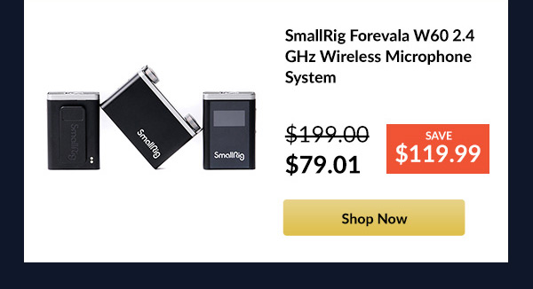 SmallRig Forevala W60 2.4 GHz Wireless Microphone System