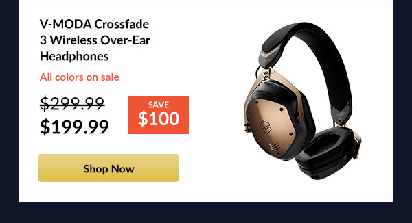 V-MODA Crossfade 3 Wireless Over-Ear Headphones