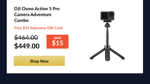 DJI Osmo Action 5 Pro Camera Adventure Combo