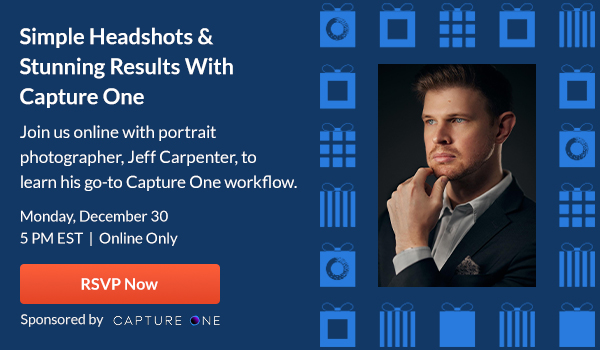 Simple Headshots & Stunning Results With Capture One | RSVP Now